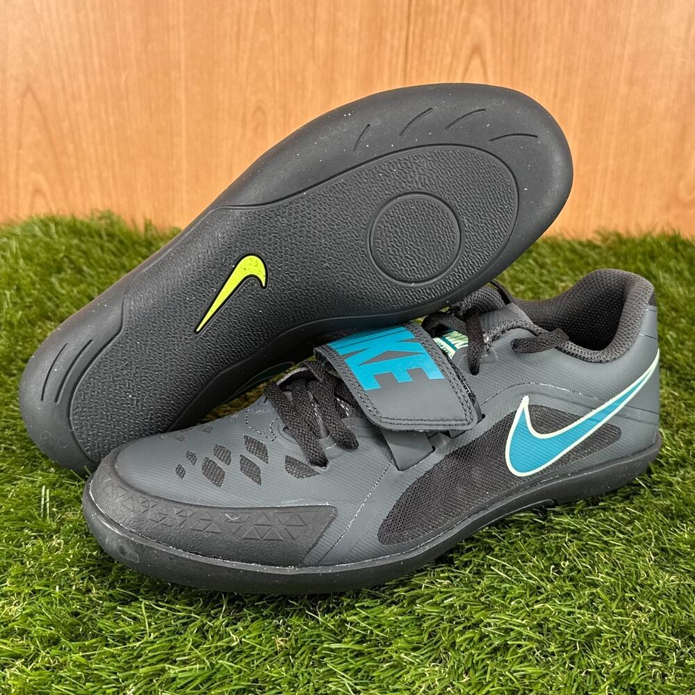 Nike Zoom Rival SD 2 Black Volt FZ9665-001 Men 6 / Women 7.5 Throwing Shoes - Picture 1 of 8